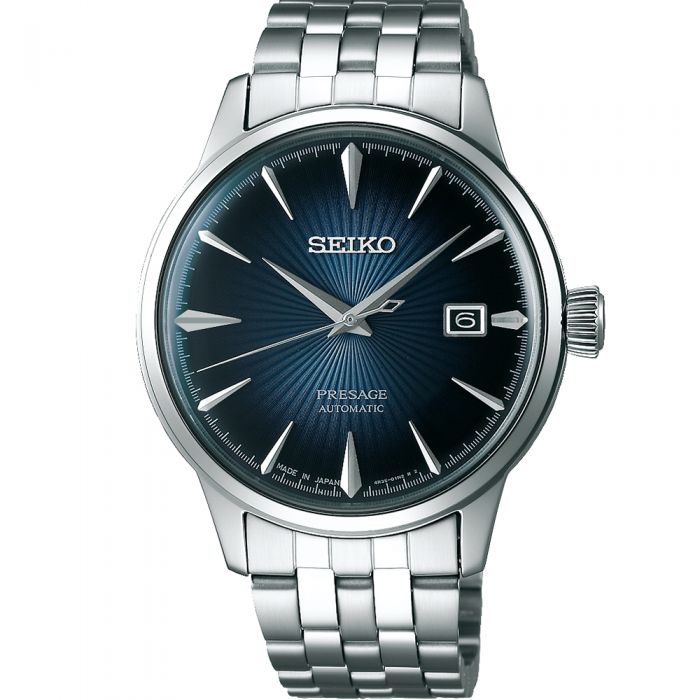 Seiko Presage SRPB41J Automatic 'Blue Moon Cocktail Time' Mens Watch  (30258082) - Watches | GrahamsJewellers