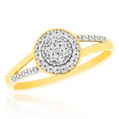 0.09ct Diamond Ring in 9ct Gold
