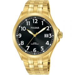 Pulsar PS9634X Gold Stainless Steel Mens Watch