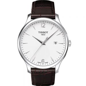 Tissot Tradition T0636101603700 Brown Leather Mens Watch