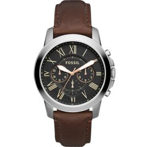 Fossil Grant Chronograph FS4813 Brown Leather Mens Watch