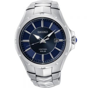 Seiko Coutura SNE511P Stainless Steel Mens Solar Watch