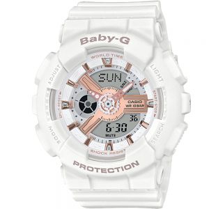 Baby-G  BA11ORG-7A White Resin Womens Watch