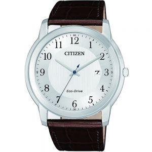 Citizen AW1211-12A Brown Leather Mens Watch