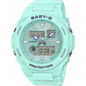 Baby-G G-Lide BAX-100-3ADR Blue Resin Womens Watch