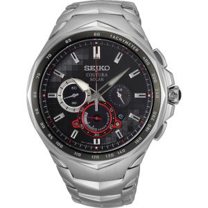 Seiko Coutura SSC743P-9 Silver Stainless Steel Mens Watch