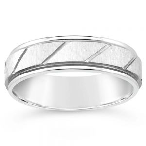 Stainless Steel Gents Patterned Ring