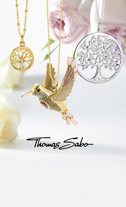 Thomas Sabo brand tree of life and bird pendants